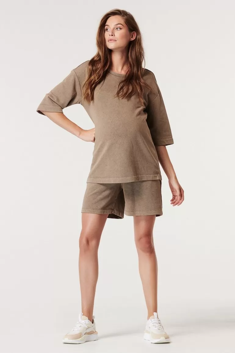 Hot Noppies T-shirt Sweat - Desert Taupe